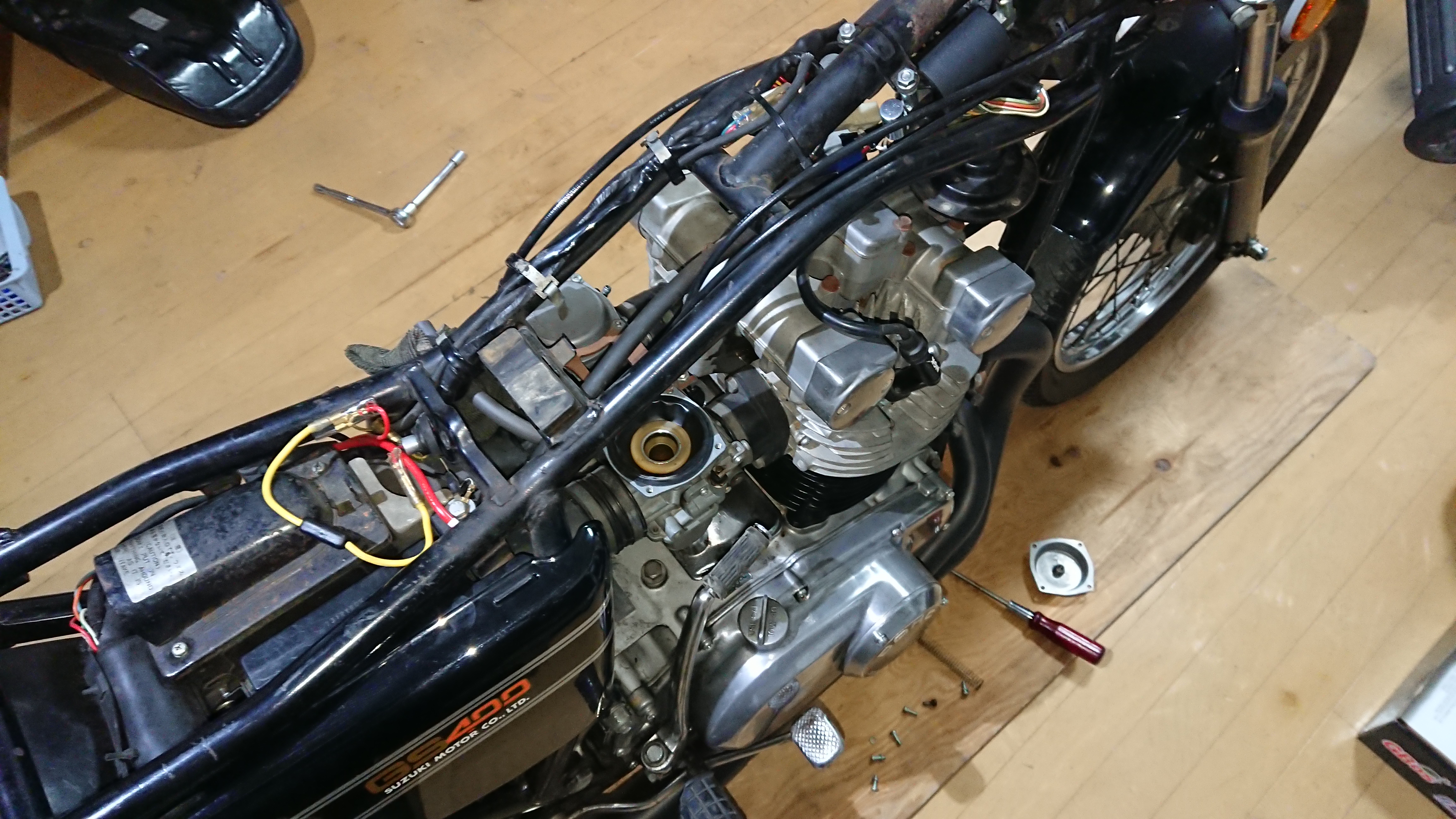GS400純正イグニッションコイルの補修で点火不良を改善! | GS400 旧車バイクのブログ@王鈴